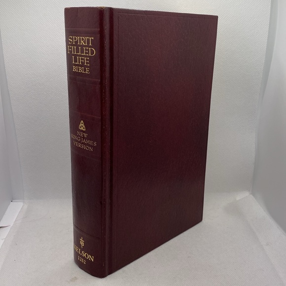 Spirit Filled Life Bible- New King James Version Nelson 1252 Burgundy - Picture 1 of 16